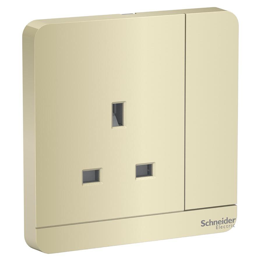 Schneider Electric AvatarOn 1 Gang Switched Socket (8.6 x 8.6 x 3.17 cm)