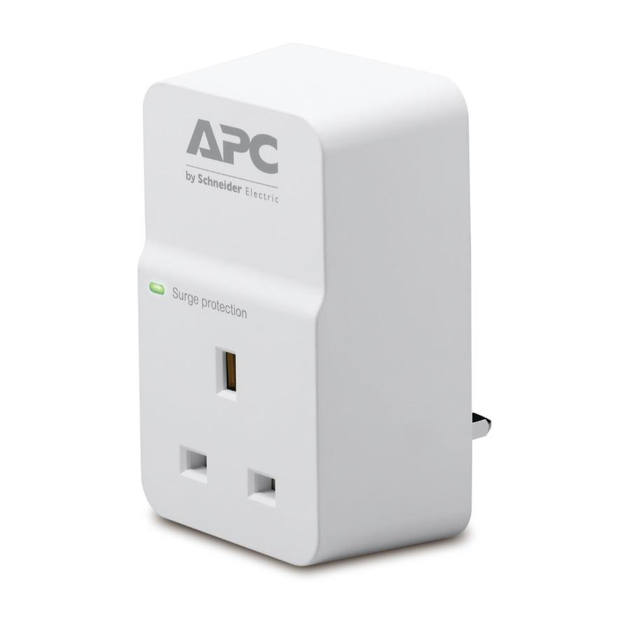 Schneider Electric APC Essential Surge Arrest 1 Outlet, PM1W-UK (230 V)