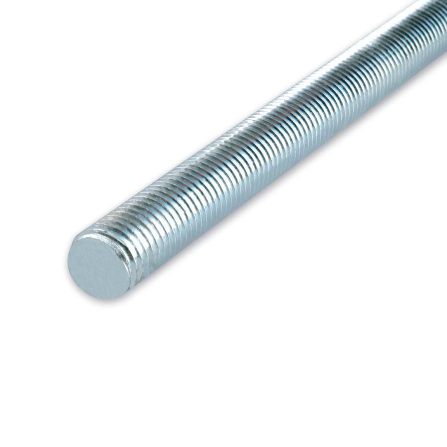 Suki Zinc-Plated Steel Threaded Rod Pack (M5 x 330 mm, DIN 976, 2 Pc.)