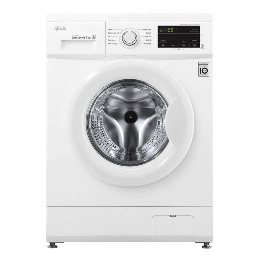 LG 7 Kg Freestanding Front Load Washing Machine, FH2J3QDNP0 (1200 rpm)