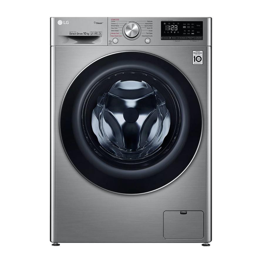 LG 10 Kg Freestanding Front Load Washing Machine, F4V5RYP2T (1400 rpm)