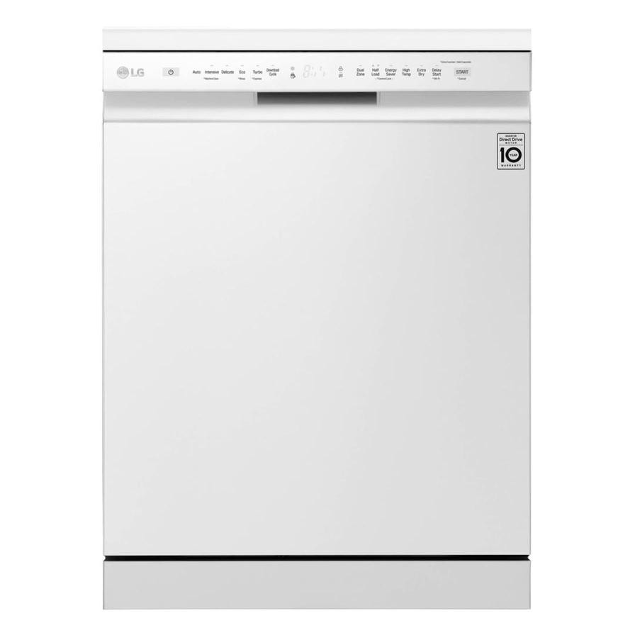 LG QuadWash Freestanding Dishwasher, DFB512FW (14 Place Settings)