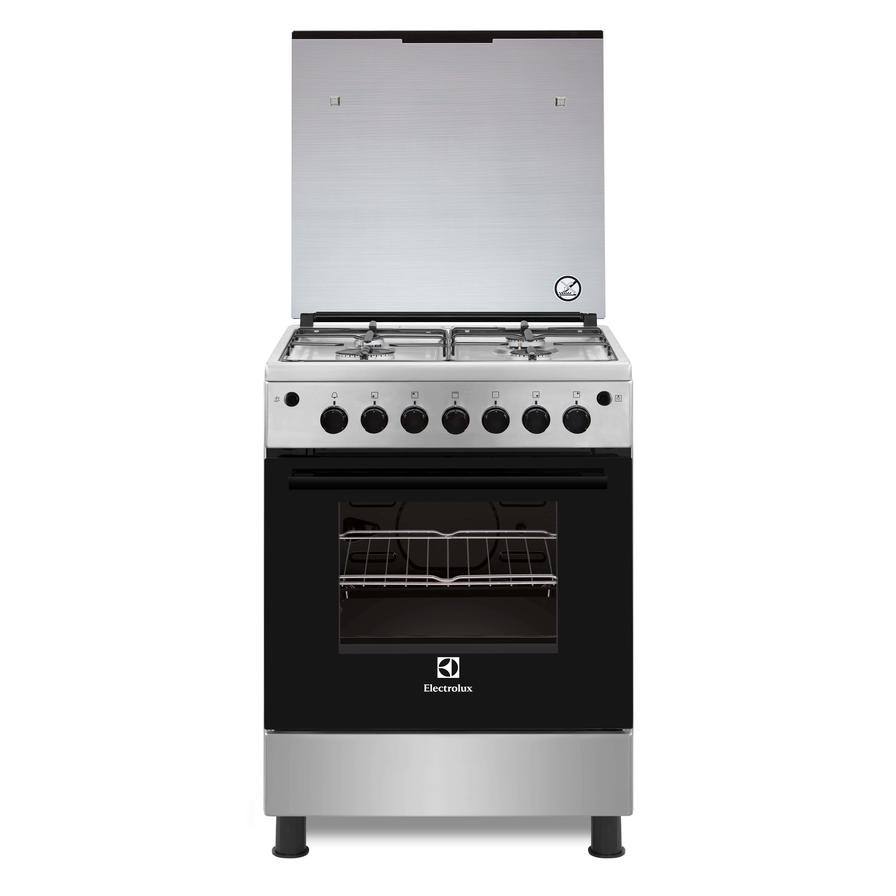 Electrolux Freestanding 4-Burner Gas Cooker, EKG611A1OX (85 x 60 x 60 cm)