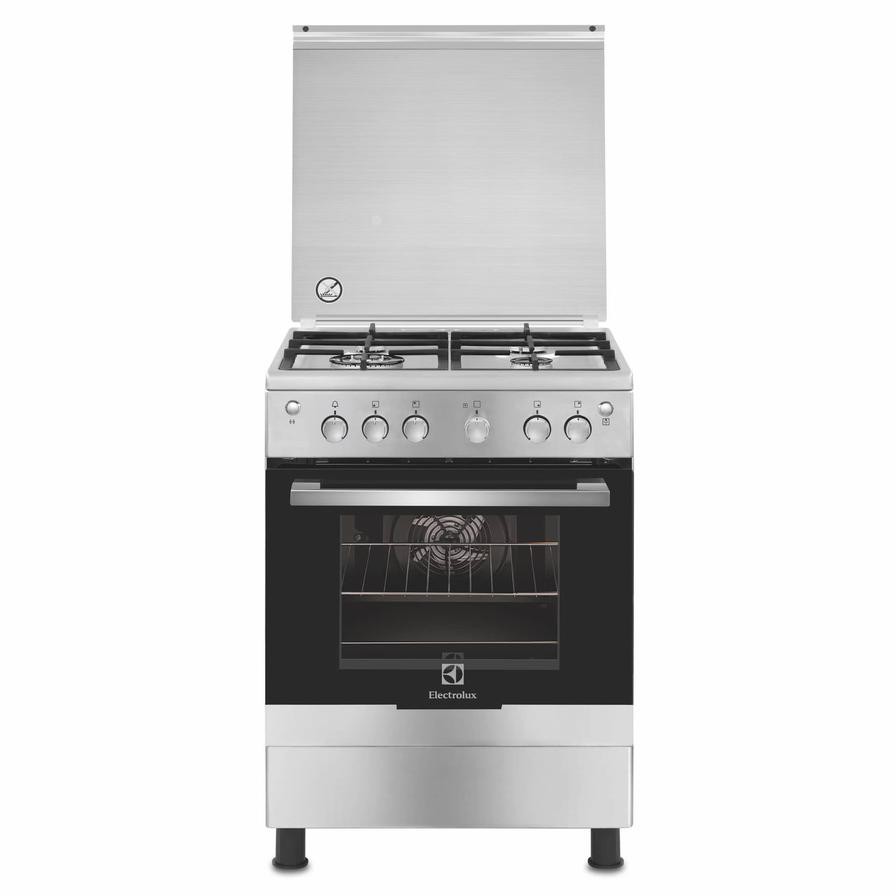 Electrolux Freestanding 4-Burner Gas Cooker, EKG613A1OX (60 x 60 x 85 cm)