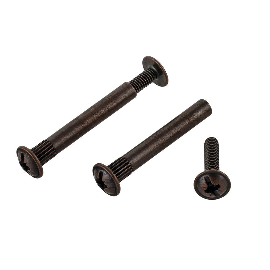 Suki Burnished Steel Connecting Screw Pack (M4 x 2.8-3.7 cm 4 Pc.)