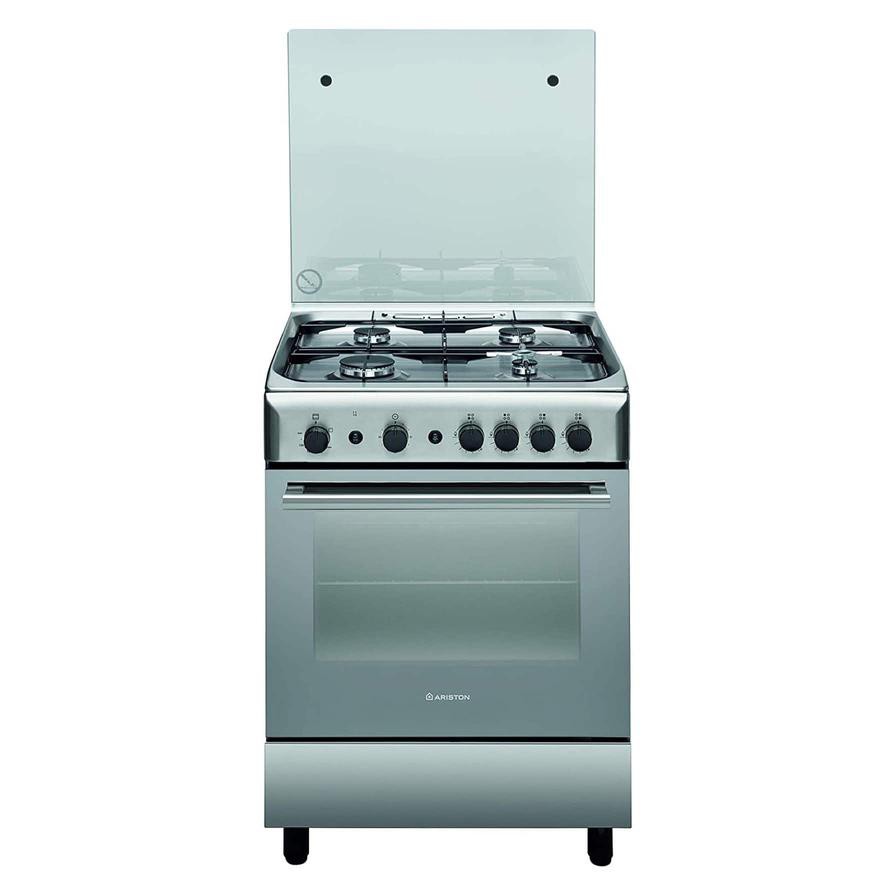 Ariston Freestanding 4-Burner Gas Cooker, A6GG1F (X) EX (60 x 60 x 85 cm)