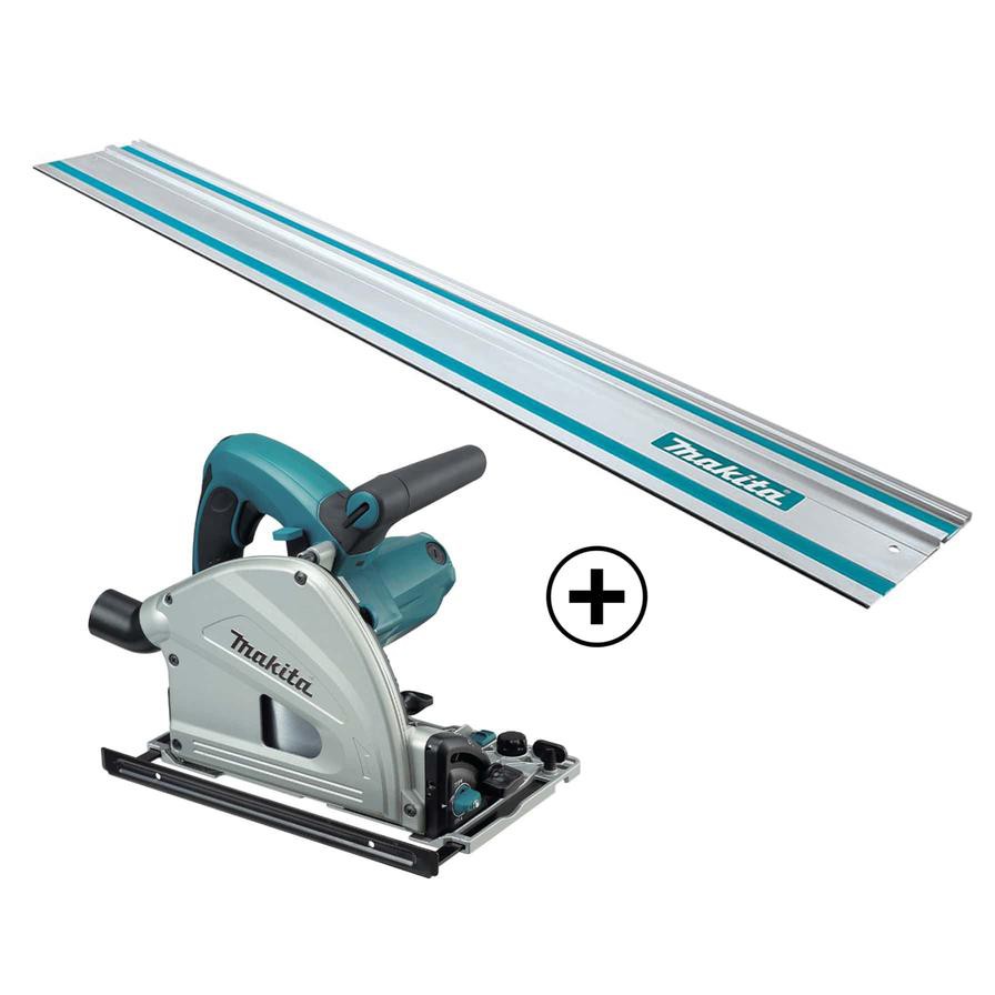 Makita Plunge Cut Circular Saw, SP6000-RAIL (1300 W)