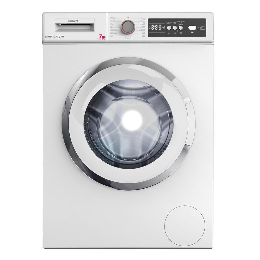 Hoover 7 Kg Freestanding Front Load Washing Machine, HWM-V710-W (1000 rpm)