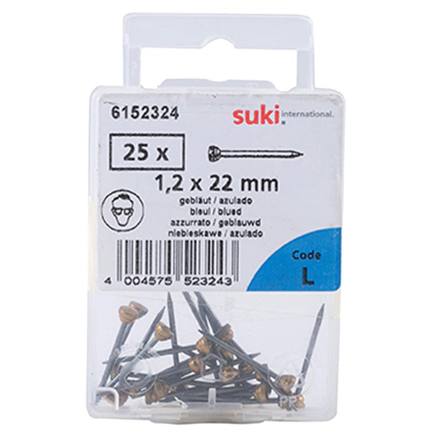 Suki 6152324 Nail (2 x 0.1 cm, Pack of 25)