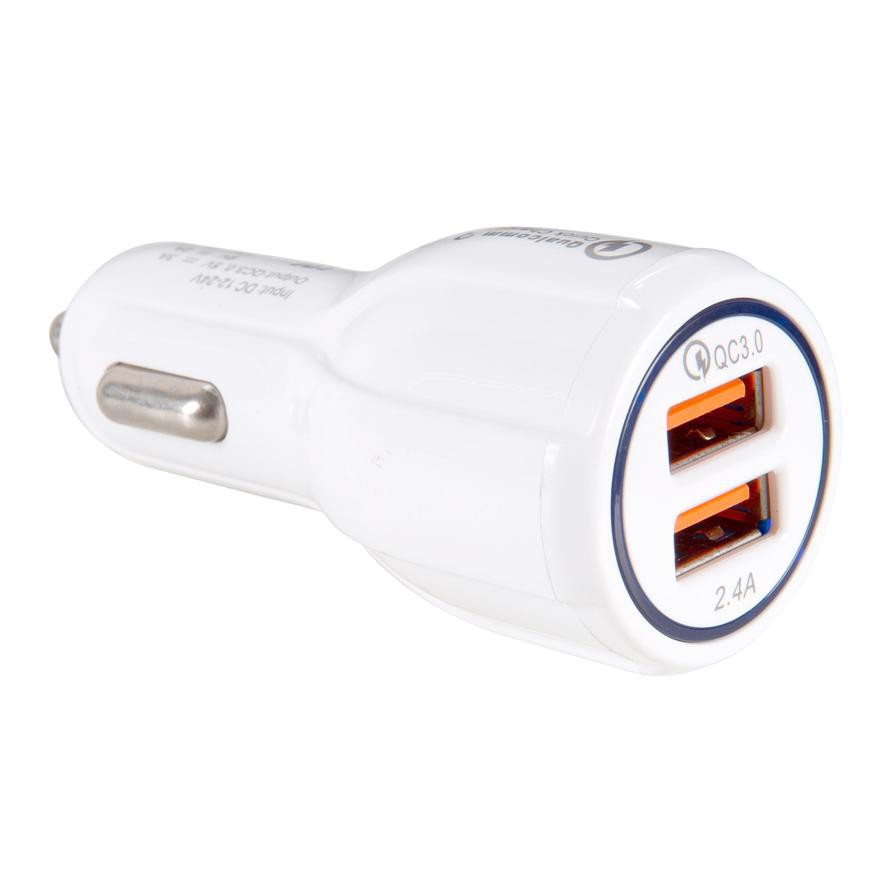 Homeworks Double USB Charger (White)