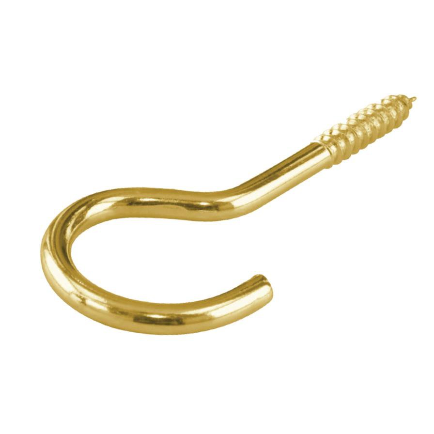 Suki Brass Hook Screw (6 x 0.33 x 1.8 x 1.4 cm)