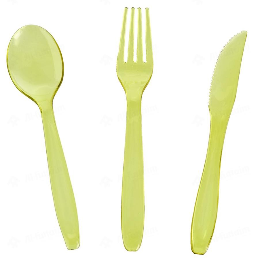 Wilko Tropical Single Cutlery Set (Green)