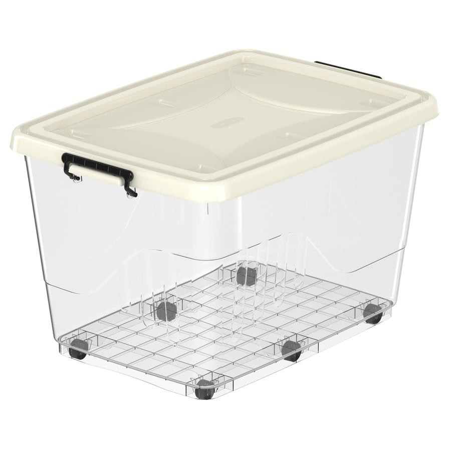 Cosmoplast Plastic Storage Box W/ Lid (82 L)