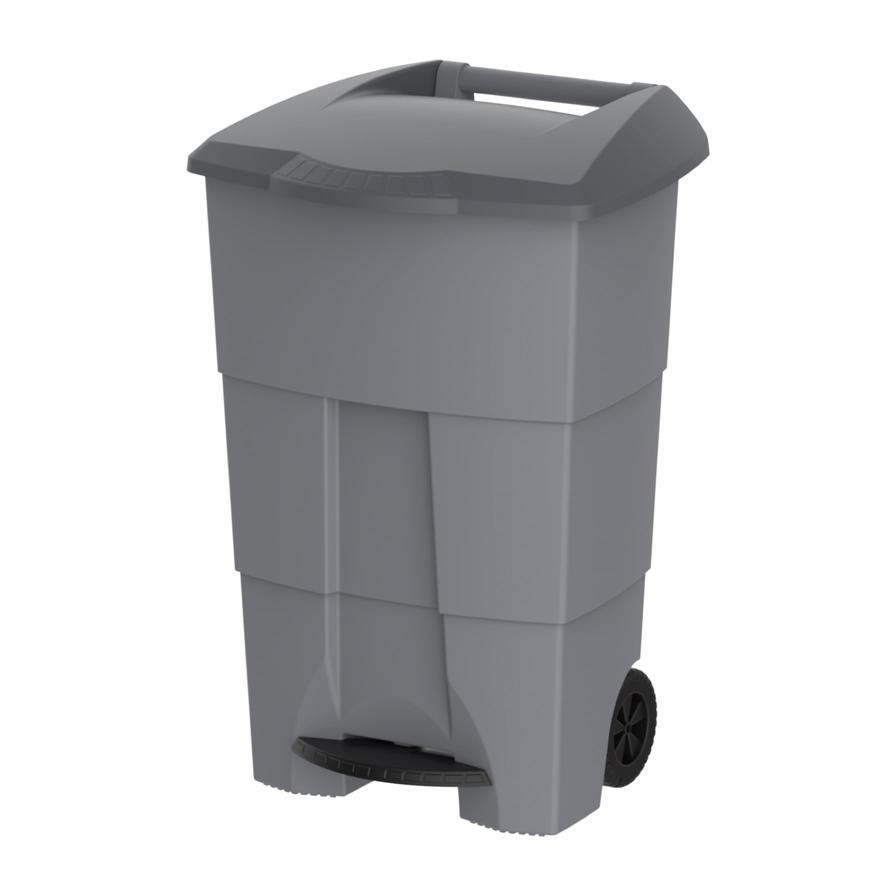 Cosmoplast Step-On Waste Bin W/ Lid, IFHHXX317 (125 L)