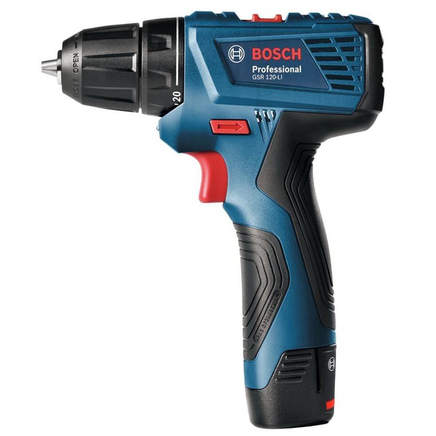 Bosch GSR 120-LI Professional 12 V 1.5 Ah Cordless Drill & Driver (Blue)