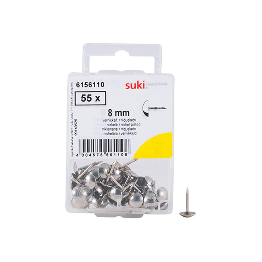 Suki Upholstery Nails (8 mm, Pack of 55)