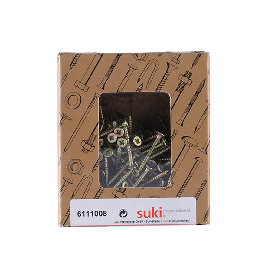 Suki Chipboard Screws (3 x 25 mm, Pack of 300)