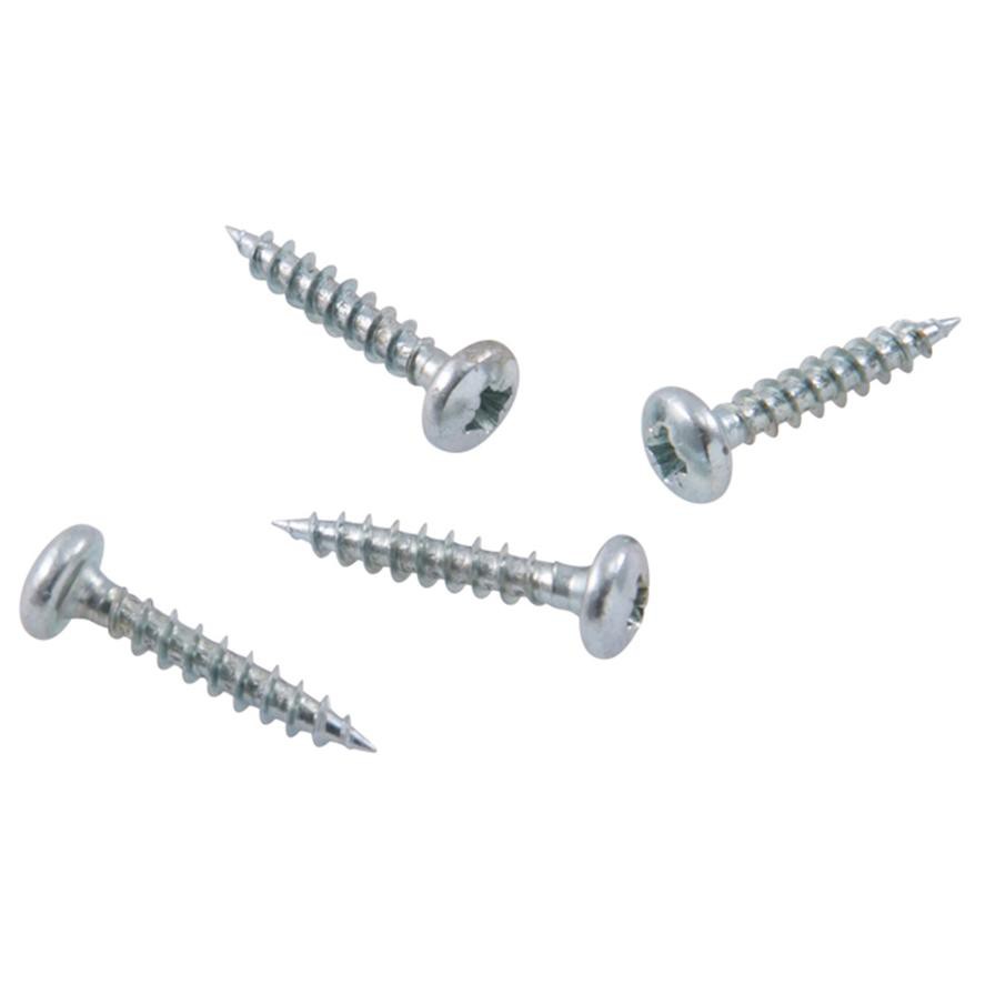 Suki Zinc-Plated Steel Chipboard Screw with Round Head (16 x 3 mm, Pack of 30)