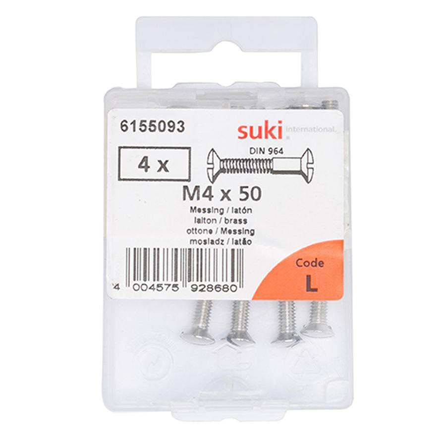 Suki Stainless Steel Hex Screws (M6 x 30 mm, Pack of 25)