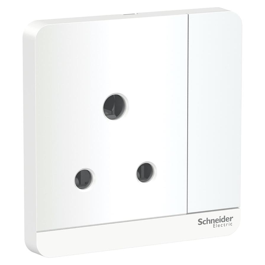 Schneider Electric AvatarOn 1 Gang 3 Pin Switched Socket (8.6 x 8.6 x 3.17 cm)