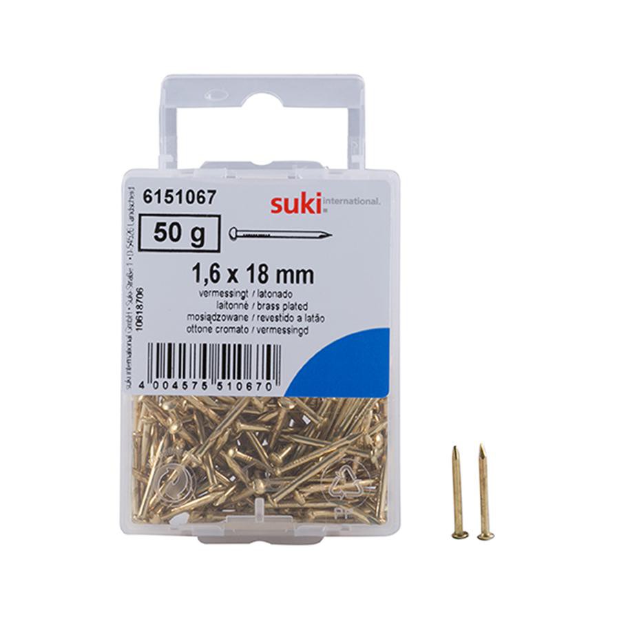 Suki Round Head Nail (1.6 x 18 mm, 50 g)