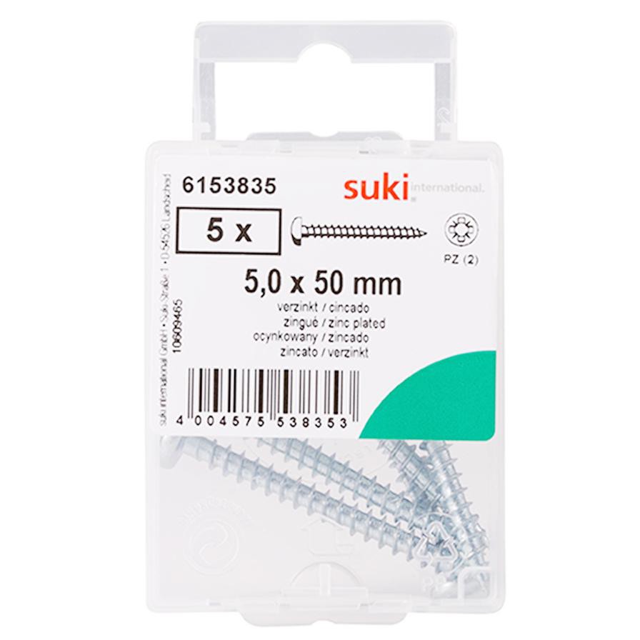 Suki Pan-Head Chipboard Screws (5 x 50 mm)