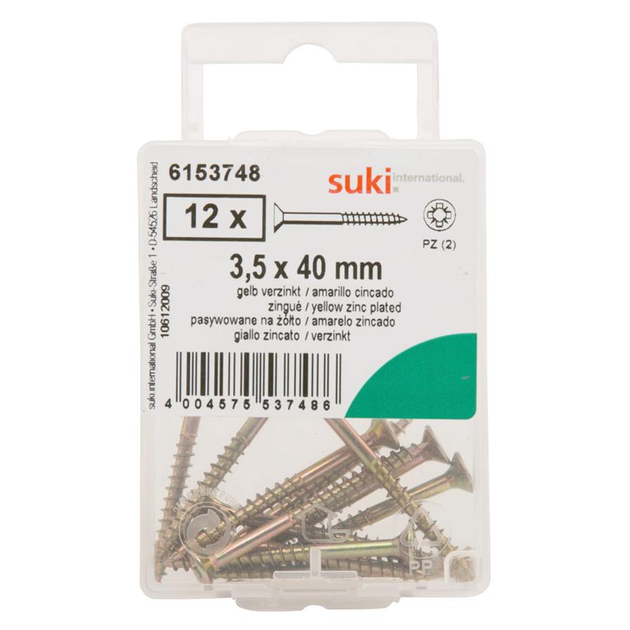 Suki Chipboard Screws (4 x 0.4 cm)