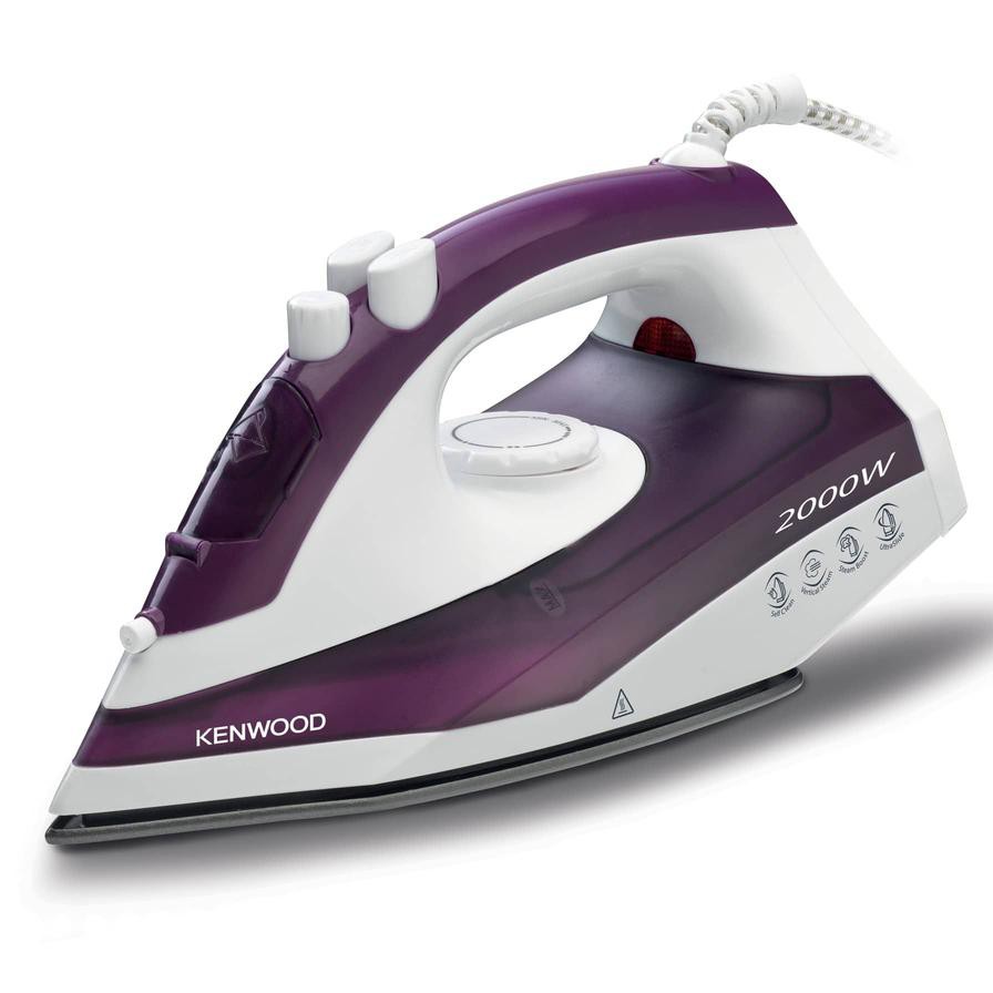 Kenwood Ceramic Non-Stick Plate Steam Iron, STP50.000WO (2000 W)