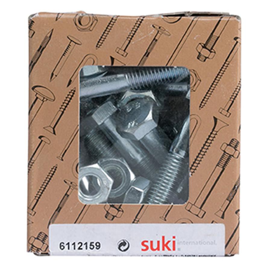 Suki DIN 601 Hex Zinc-Plated Steel Screws (M10 x 50 mm)