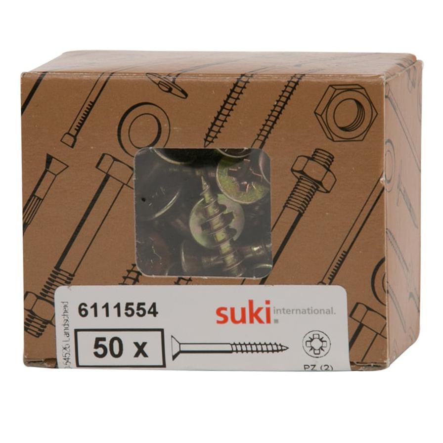 Suki Pozidriv Chipboard Screws (5 x 30 mm, Pack of 500