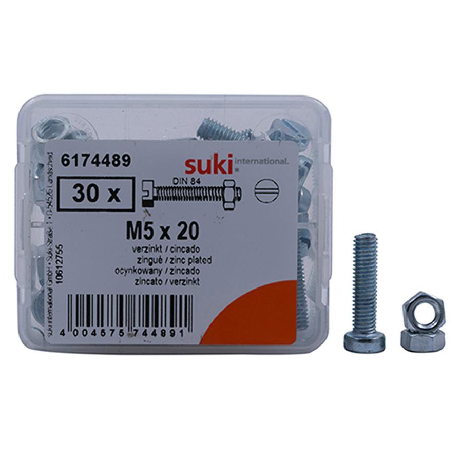 Suki Zinc Plated Self-Tapping Screws (4.2 x 19 mm, Pack of 50)