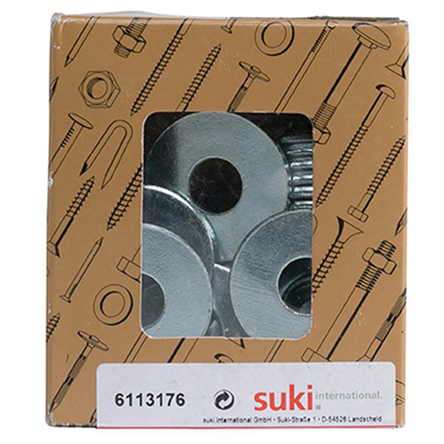 Suki Zinc-Plated Flat Washers (M12 x 37 mm)