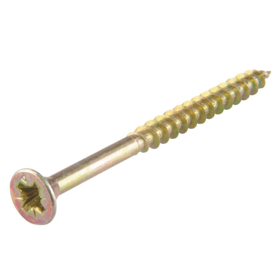 Suki PZ3 Countersunk Head Zinc-Plated Steel Universal Screw Pack (6 x 100 mm, 20 Pc.)