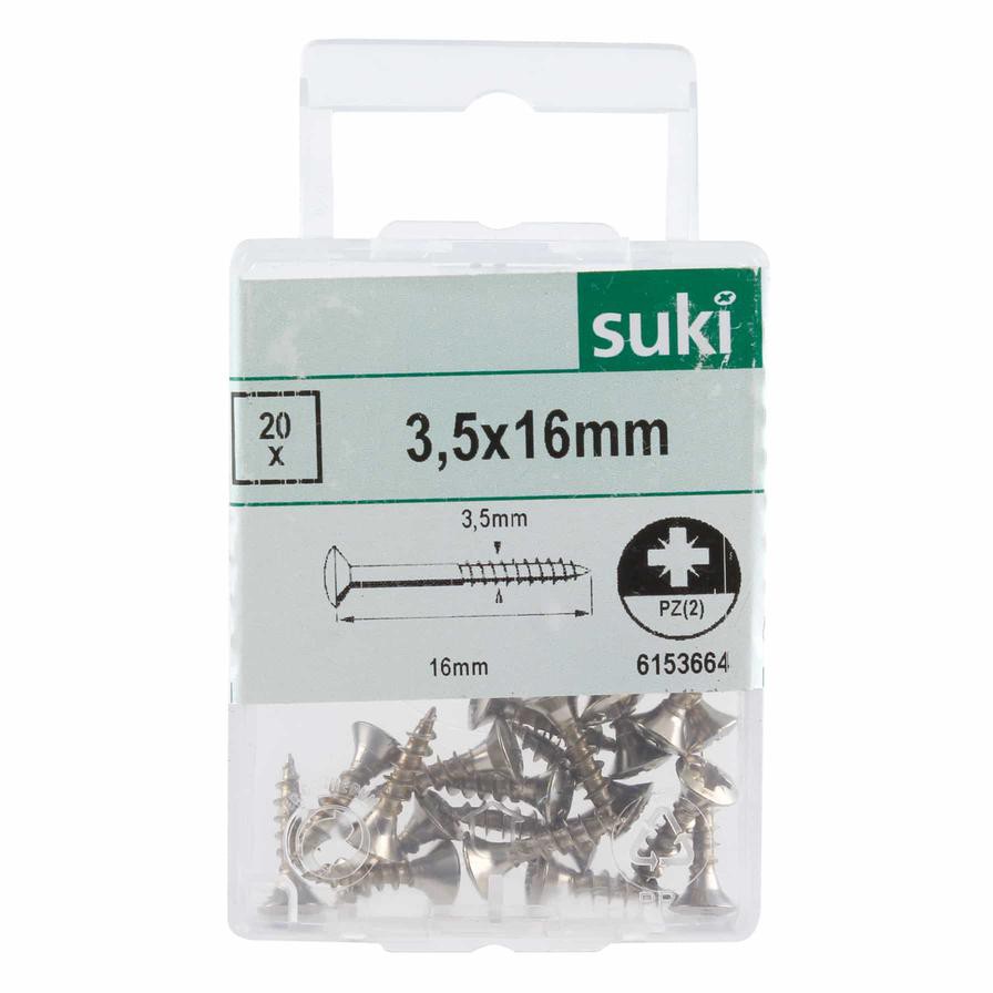 Suki Universal Screw Pack (3.5 cm, 20 Pc.)