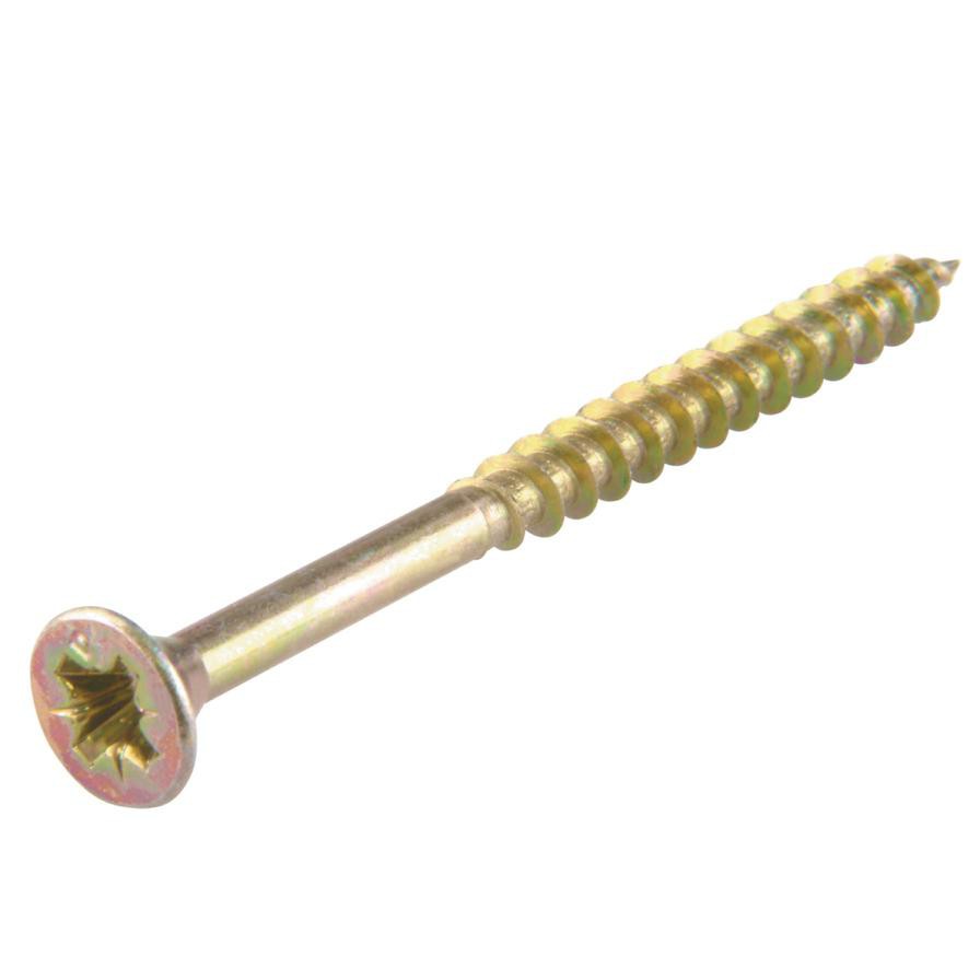 Suki PZ2 Countersunk Head Zinc-Plated Steel Universal Screw Pack (5 x 100 mm, 50 Pc.)