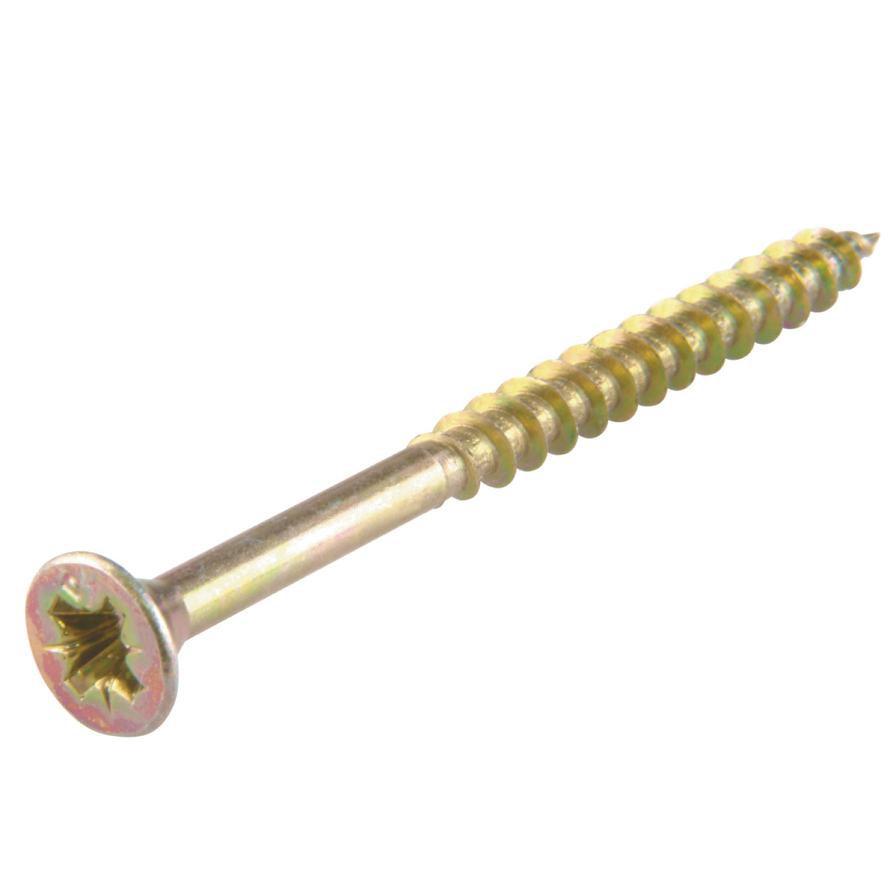 Suki PZ2 Countersunk Head Zinc-Plated Steel Universal Screw Pack (4.5 x 40 mm, 50 Pc.)