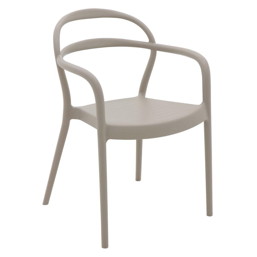 Tramontina Sissi Summa Polypropylene & Fiberglass Hollow Back Armchair (56.5 x 79 x 53 cm)