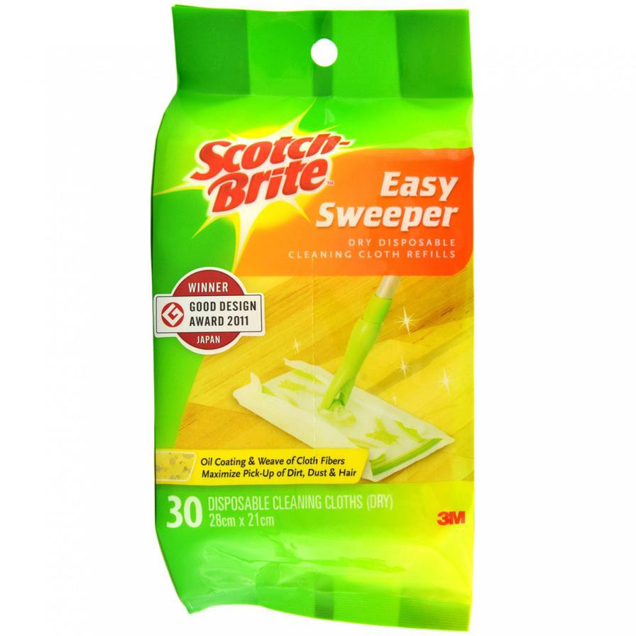 3M Scotch-Brite Easy Sweeper Refill (28 x 21 cm, Pack of 30)