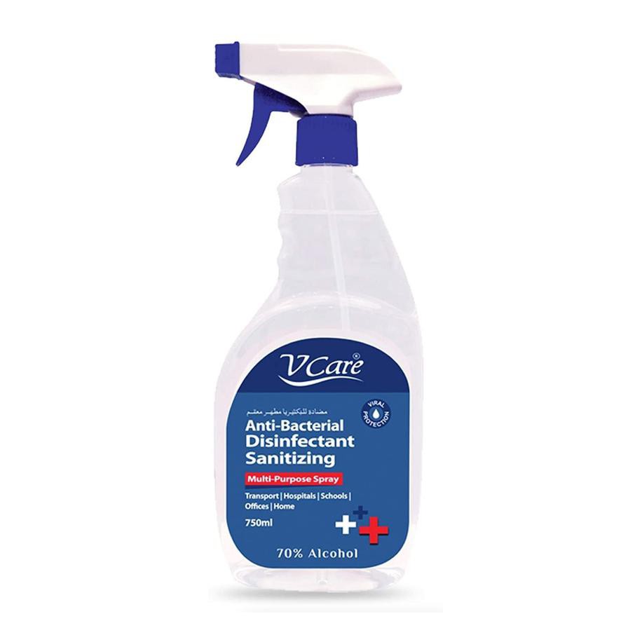 V Care Anti-Bacterial Disinfectant Sanitizing Multi-Purpose Spray (750 ml)