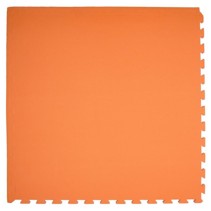 سجادة اسفنجية متشابكة للأنشطة (104.14 × 104.14 سم، برتقالي)