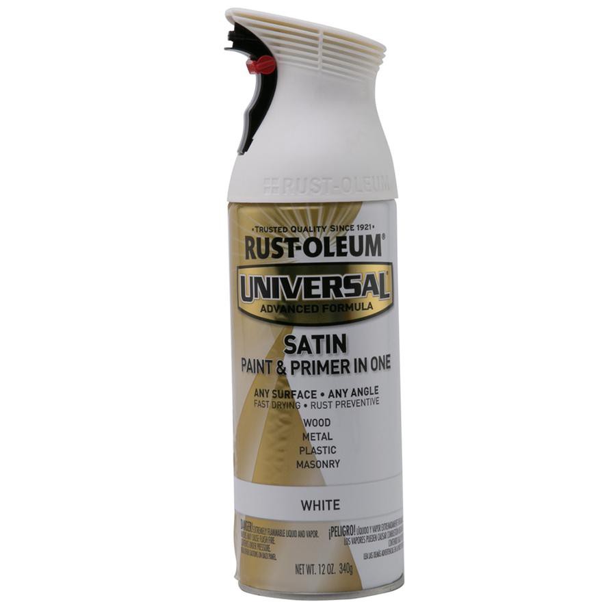 Rustoleum 245210 Universal Satin Spray Paint (354.8 ml, White)