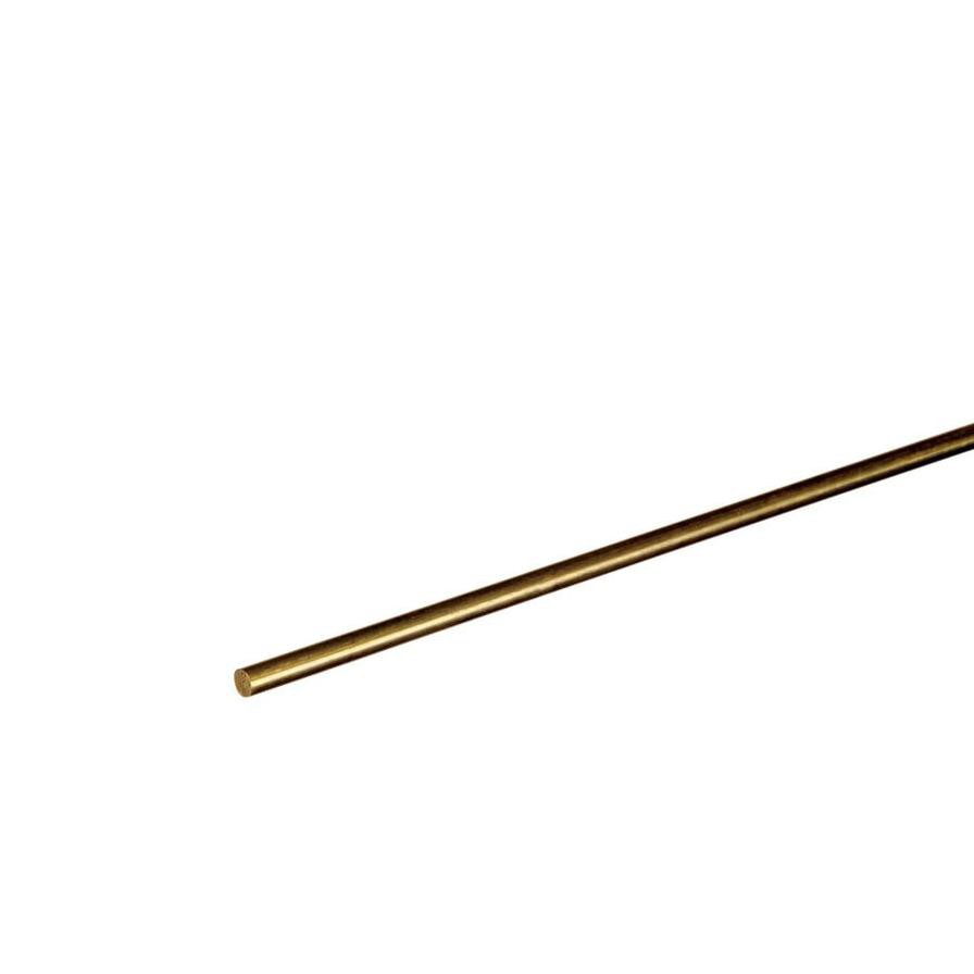 Boltmaster Brass Round Solid Rod (0.3 x 91.4 cm)