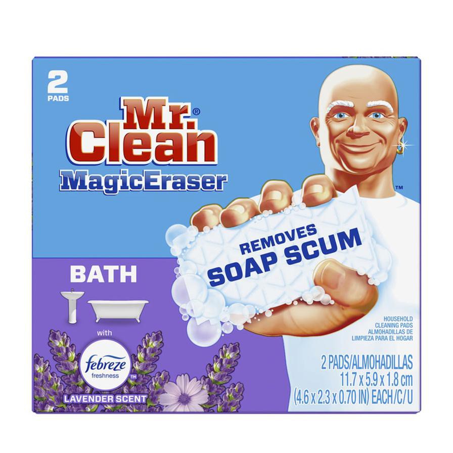 Mr. Clean Magic Eraser Sponge For Bathroom Pack (11.7 x 5.9 x 1.8 cm, 2 Pc.)