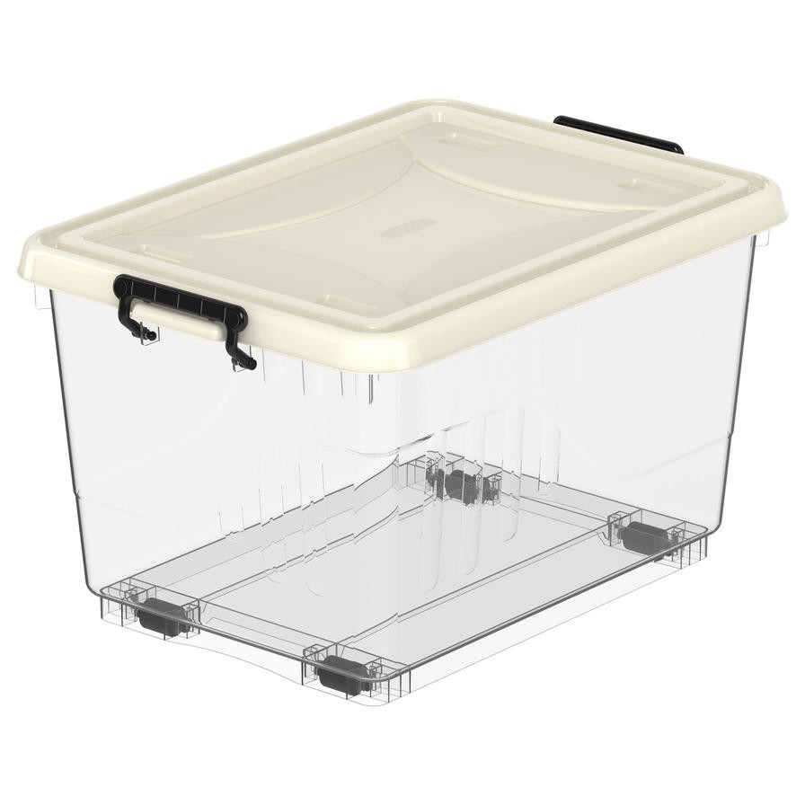 Cosmoplast Plastic Storage Box W/ Lid (55 L)