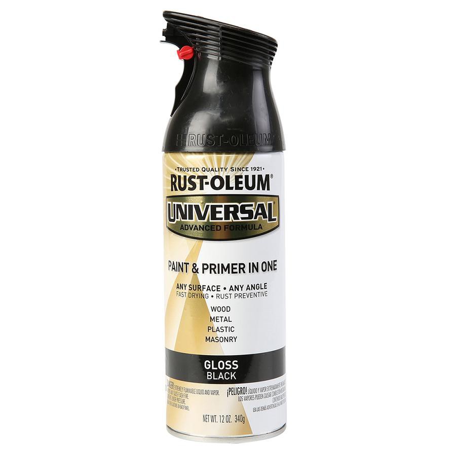 Rustoleum Universal Gloss Spray Paint (354.8 ml, Black)