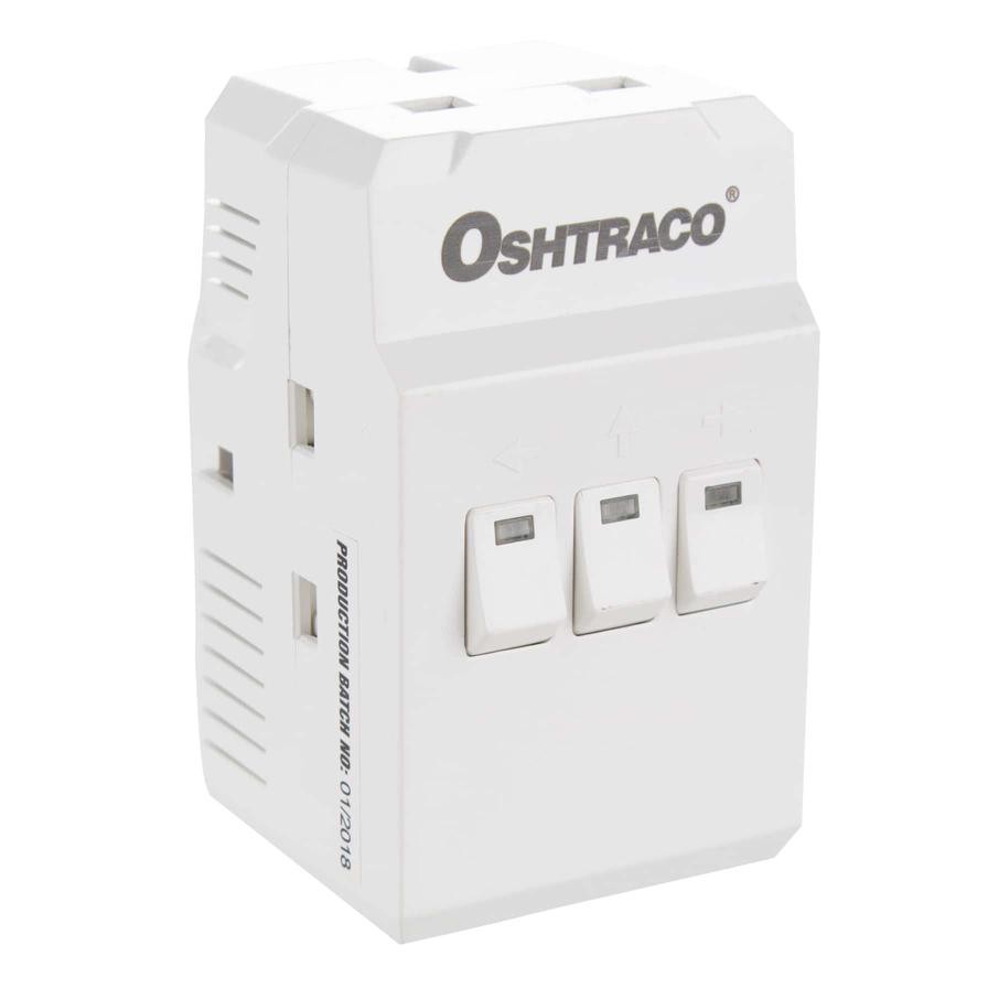 Oshtraco 3-Way Switched Adaptor Plug W/ 3 USB Ports