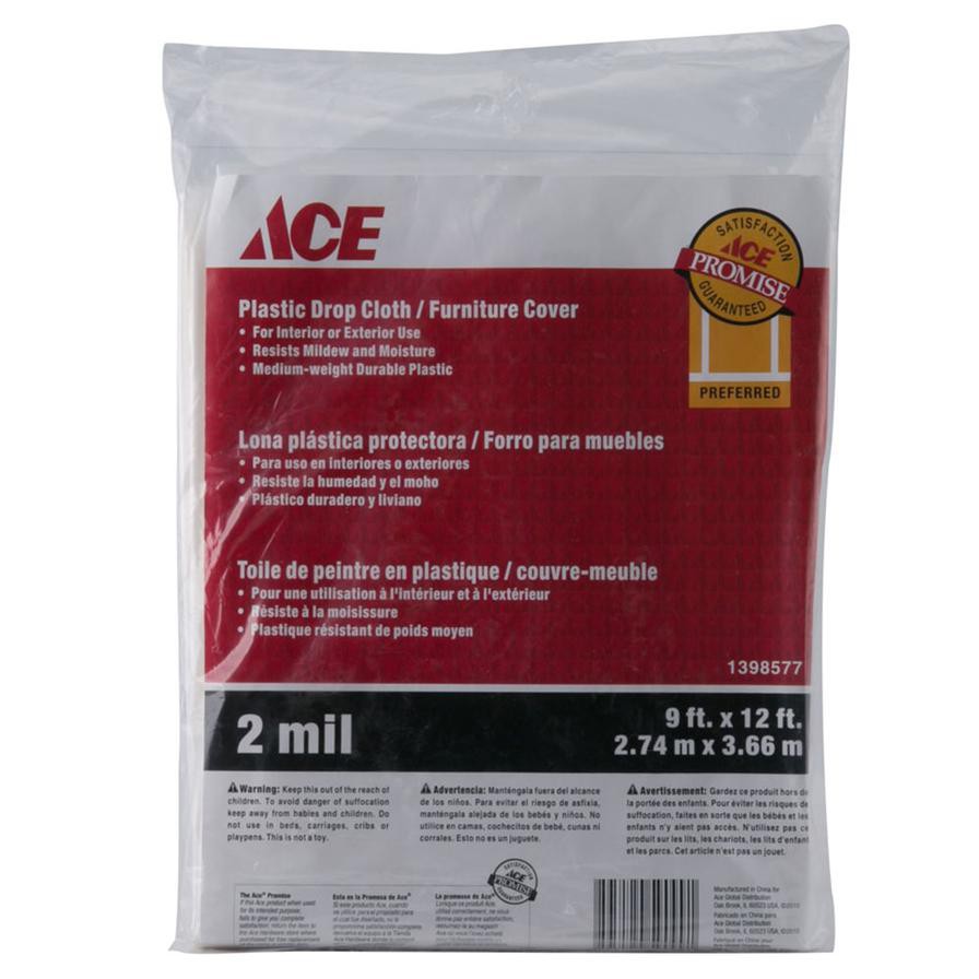 Ace Extra Heavy Duty Plastic Drop Cloth (254 x 366 cm)