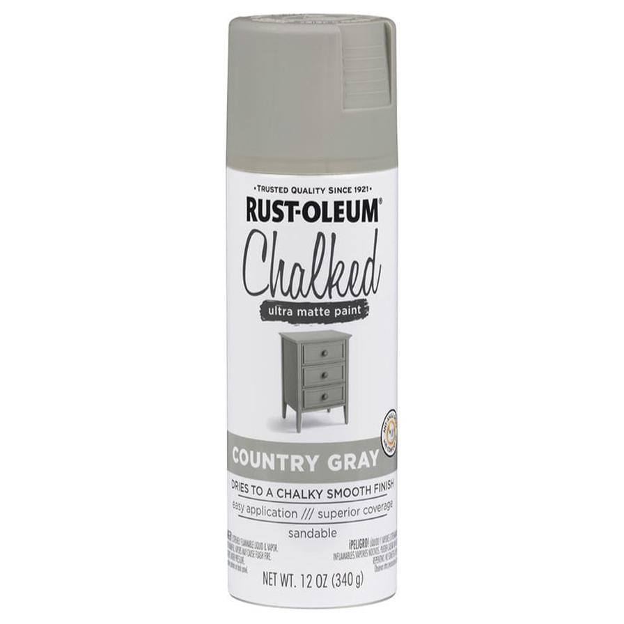 Rust-Oleum Chalked Ultra Matte Paint (340 g, Country Gray)