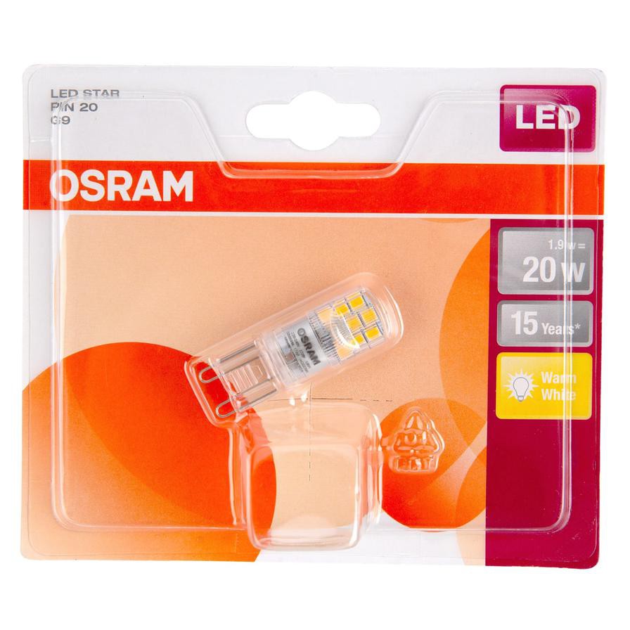 Osram G9 Pin 20 LED Star Pin (20 W, Warm White)