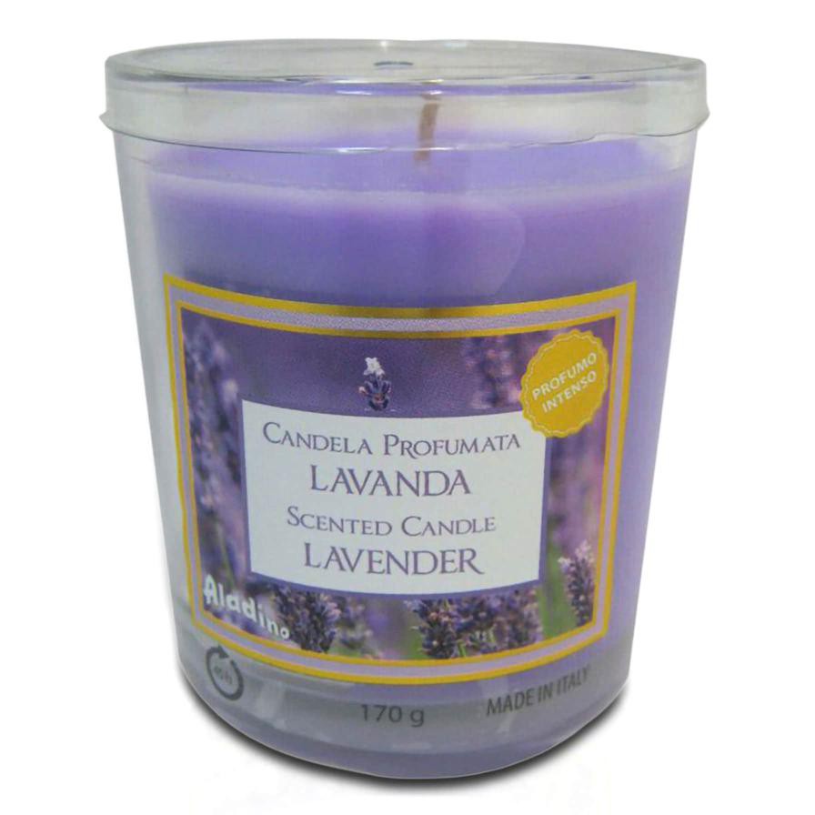 Aladino Glass Jar Candle (170 g, Lavender